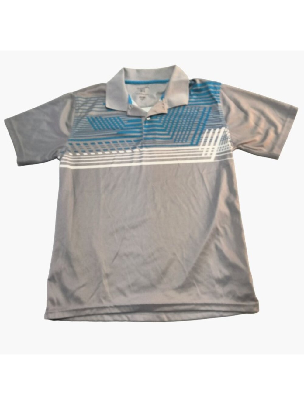 George Boys Polo Shirt Blue Gray Size XL 14